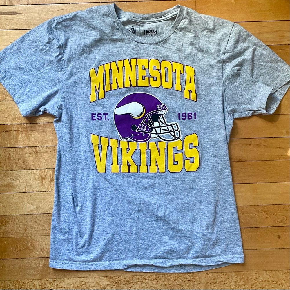 Minnesota Vikings Gray T-Shirt size Medium